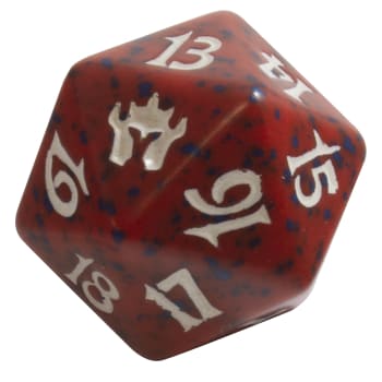 Fifth Dawn - D20 Spindown Life Counter - Red