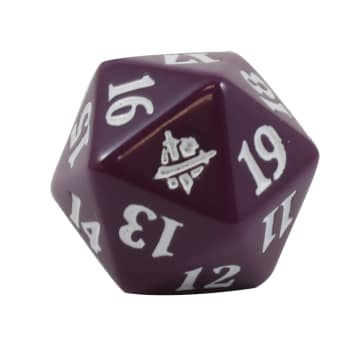 Khans of Tarkir - D20 Spindown Life Counter - Purple