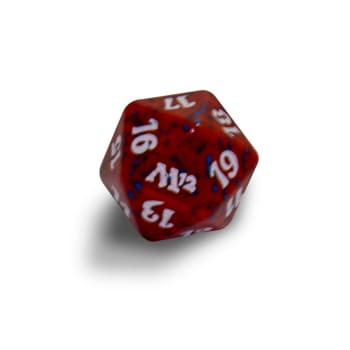 Magic 2012 - D20 Spindown Life Counter - Red