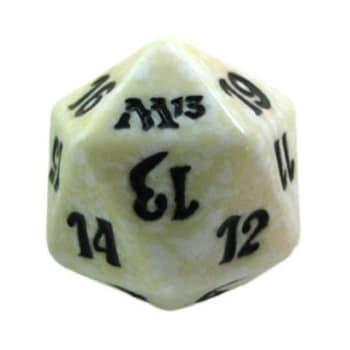 Magic 2013 - D20 Spindown Life Counter - White