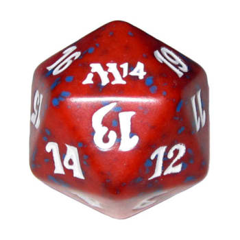 Magic 2014 - D20 Spindown Life Counter - Red