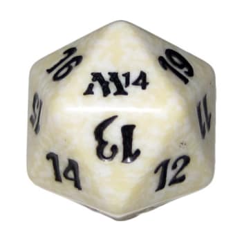 Magic 2014 - D20 Spindown Life Counter - White