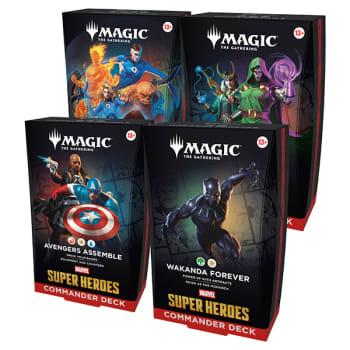 MTG - Marvel Super Heroes - Commander Deck - Set of 4