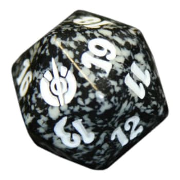Mirrodin Besieged - D20 Spindown Life Counter - Black