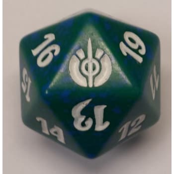 Mirrodin Besieged - D20 Spindown Life Counter - Green