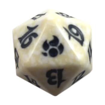 Morningtide - D20 Spindown Life Counter - White