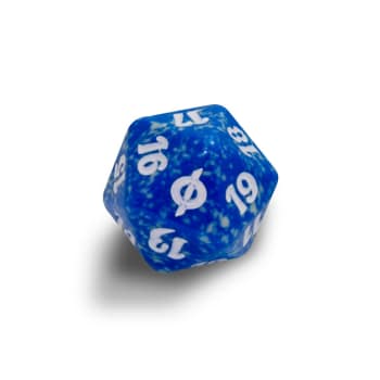 New Phyrexia - D20 Spindown Life Counter - Blue