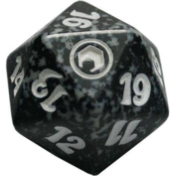 Scars of Mirrodin - D20 Spindown Life Counter - Black