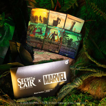 MTG - Secret Lair Drop Series - Marvel's Black Panther Rainbow Foil Edition