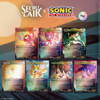 Secret Lair Drop Series - Secret Lair X Sonic: Friends & Foes Rainbow Foil Edition