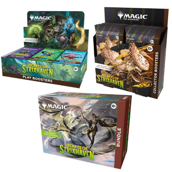 MTG - Secrets of Strixhaven - Variety Pack - Play Booster Box + Bundle + Collector Booster Box