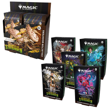 MTG - Secrets of Strixhaven - Variety Pack - Collector Booster Box + Commander set of 5