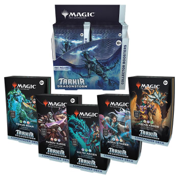 MTG - Tarkir: Dragonstorm - Variety Pack - Collector Booster Box + Commander set of 5