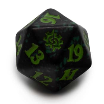 The Brothers' War - D20 Spindown Life Counter - Green