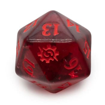 The Brothers' War: Bundle D20 Spindown Life Counter - Urza (Red)