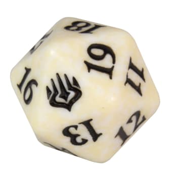 War of the Spark - D20 Spindown Life Counter - White