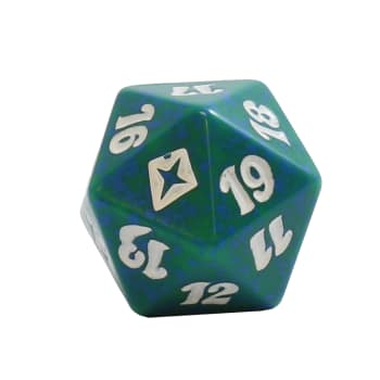 Worldwake - D20 Spindown Life Counter - Green