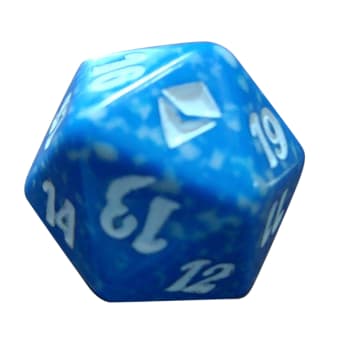 Zendikar - D20 Spindown Life Counter - Blue