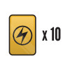 10 Assorted Foil Lightning Energy Thumb Nail