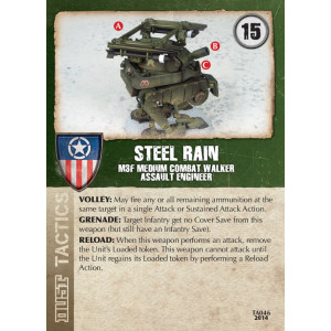 Dust Tactics: Allies Medium Combat Walker - Steel Rain