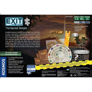 Exit: The Sacred Temple (with Puzzle)