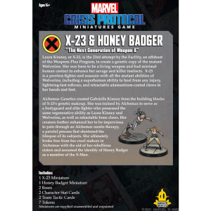 Marvel: Crisis Protocol - X-23 & Honey Badger Character Pack