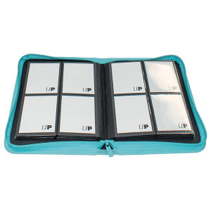 UltraPro - Vivid Collection 4 Pocket Zippered PRO-Binder: Light Blue