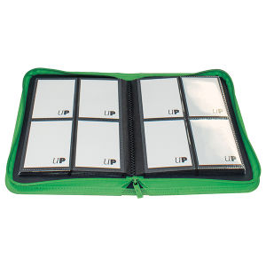 UltraPro - Vivid Collection 4 Pocket Zippered PRO-Binder: Green