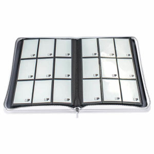 UltraPro - Vivid Collection 9 Pocket Zippered PRO-Binder - White