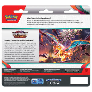 Pokemon - SV Obsidian Flames 3 Booster Blister - Houndstone