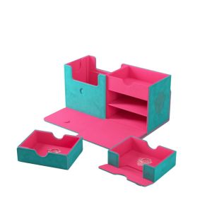 Gamegenic - The Academic 133+ XL Deck Box - Teal/Pink