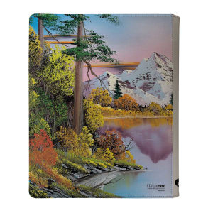 UltraPro 9 Pocket Zippered PRO Binder: Bob Ross - Mighty Mountain Lake