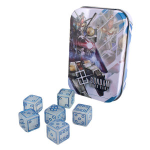 2025 Gundam Card Game Chinese Edition Beta Dice Set – 6 Damage Counters, Sealed