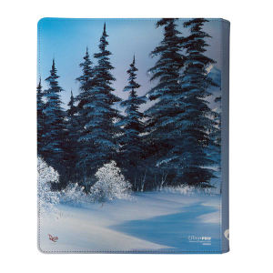 UltraPro 9 Pocket Zippered PRO Binder: Bob Ross - Winter Paradise