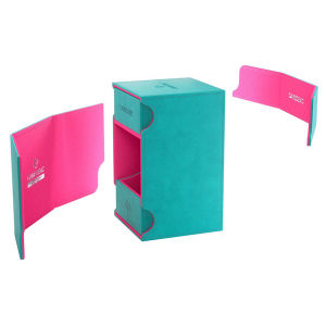 Gamegenic Deck Box - Watchtower 100+ XL - Teal/Pink