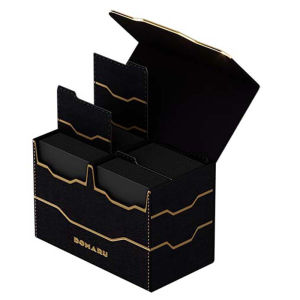 Gatherers' Tavern - 200+ Domaru Armory Vertex Duo Deck Box - Obsidian