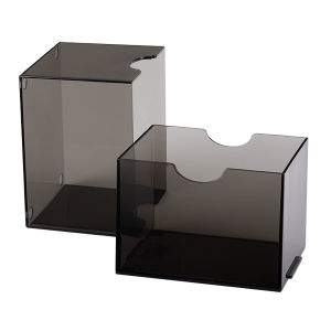 Dragon Shield Deck Box - 100 + Strongbox - Clear Black