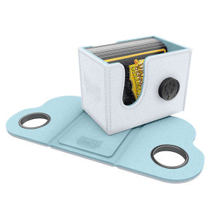 Dragon Shield Deck Box - 80+ Dragon Lock System - White & Aqua