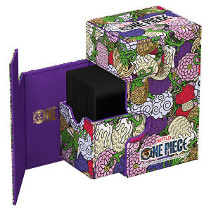 Ultimate Guard 80+ Flip'n'Tray Xenoskin Deck Case - One Piece - Devilfruit Pattern