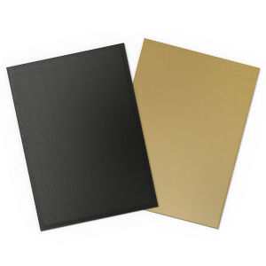 Dragon Shield Sleeves: Matte Dual - Black & Gold (100)