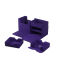 Gamegenic - The Academic 133+ XL Deck Box - Purple/Purple