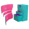 Gamegenic Deck Box - Stronghold 200+ XL - Teal/Pink