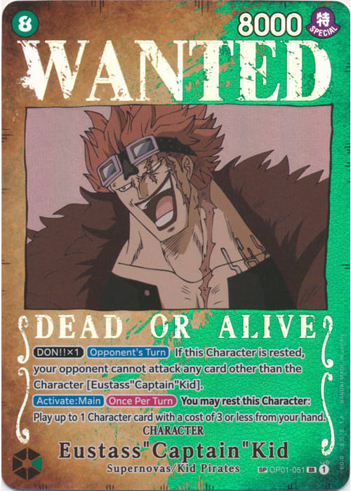 Eustass"Captain;Kid (051) (Wanted Poster)