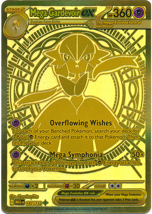 Mega Gardevoir ex (Secret Rare) 187/132
