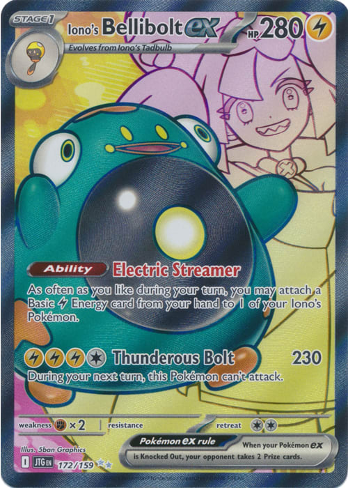 Iono's Bellibolt ex (Full Art) 172/159