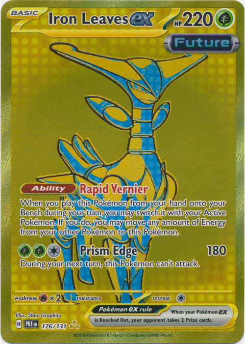 Iron Leaves ex (Secret Rare) 176/131