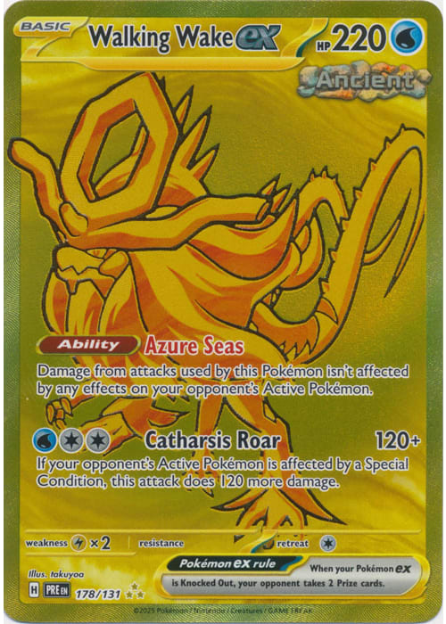 Walking Wake ex (Secret Rare) 178/131