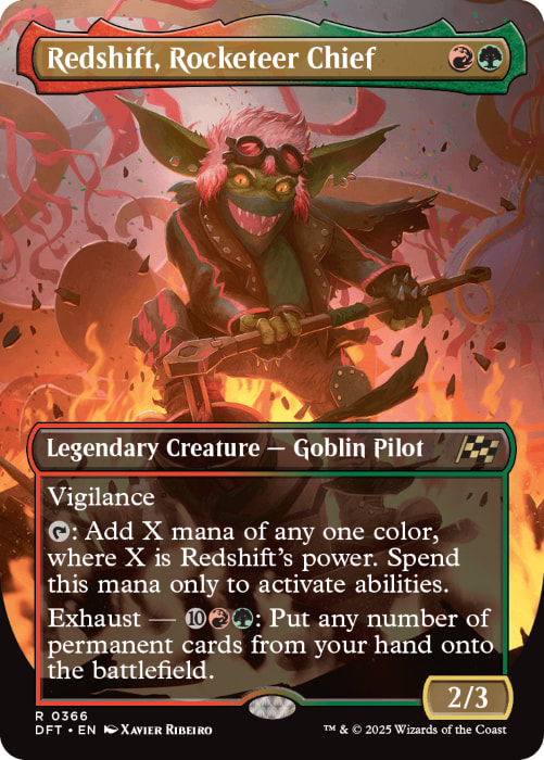 Redshift, Rocketeer Chief