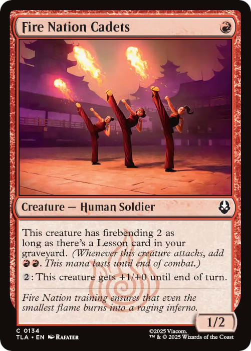 Fire Nation Cadets