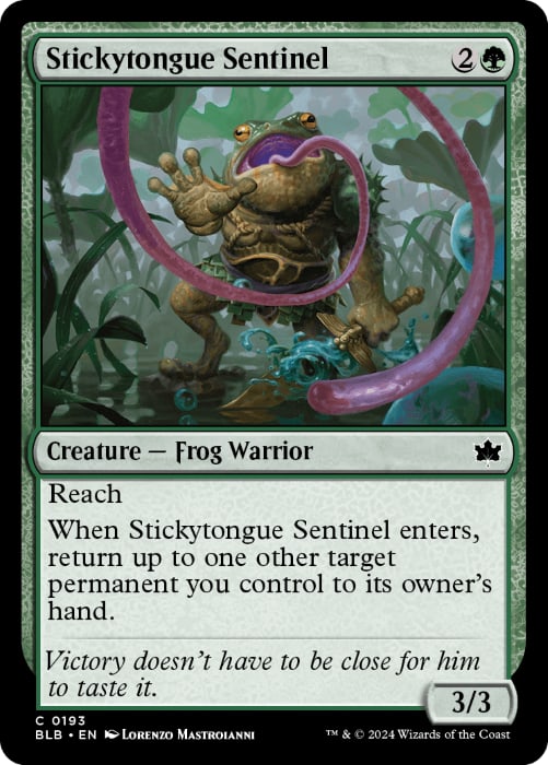 Stickytongue Sentinel